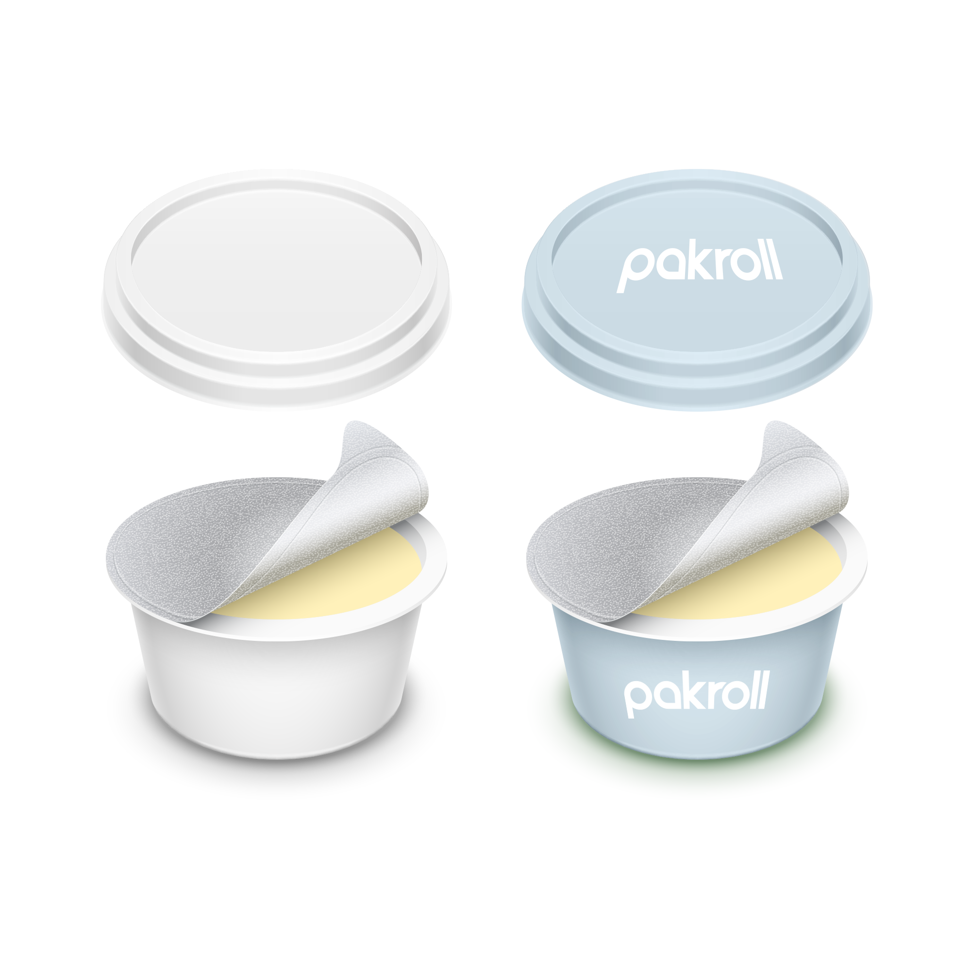 Die Cut Aluminum Yogurt Lidsrn1